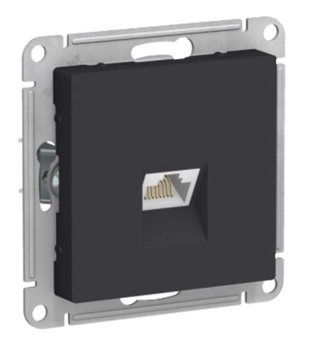 Priză Internet 1XRJ45 cat5E carbon Atlas 92761 ATN001083 