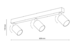 Lustră TK Lighting Top White 3 GU 10 6873
