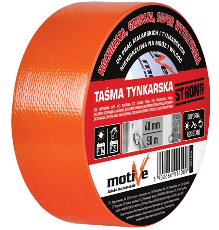 Лента штукатурная (оранжевая) 48мм x 50м