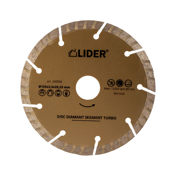 Disc diamantat segment turbo Lider 115mm 200505