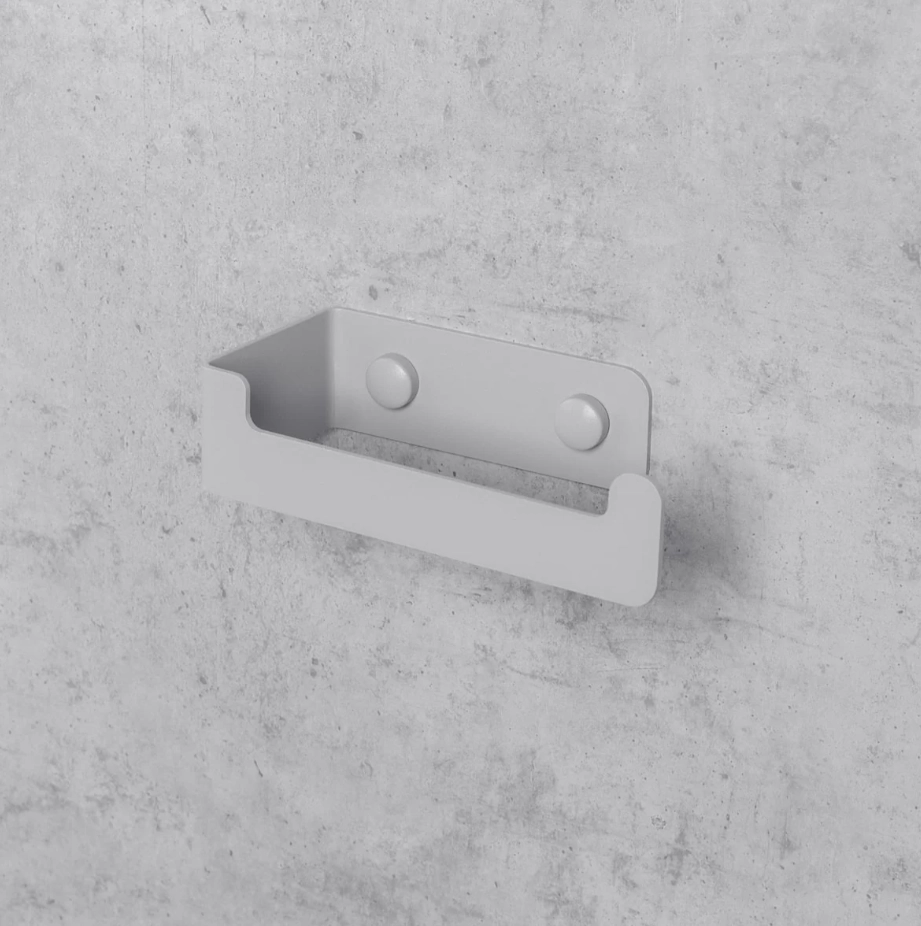 Держатель для туалетной бумаги Daske Zen PH-0041GL серый левый