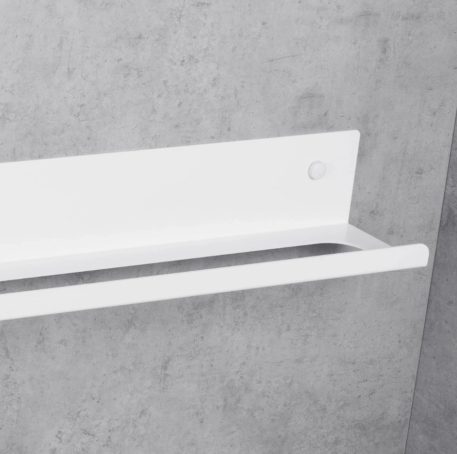 Вешалка для полотенец с полкой Mirage ADH TR/M-0973WL-A белый левый