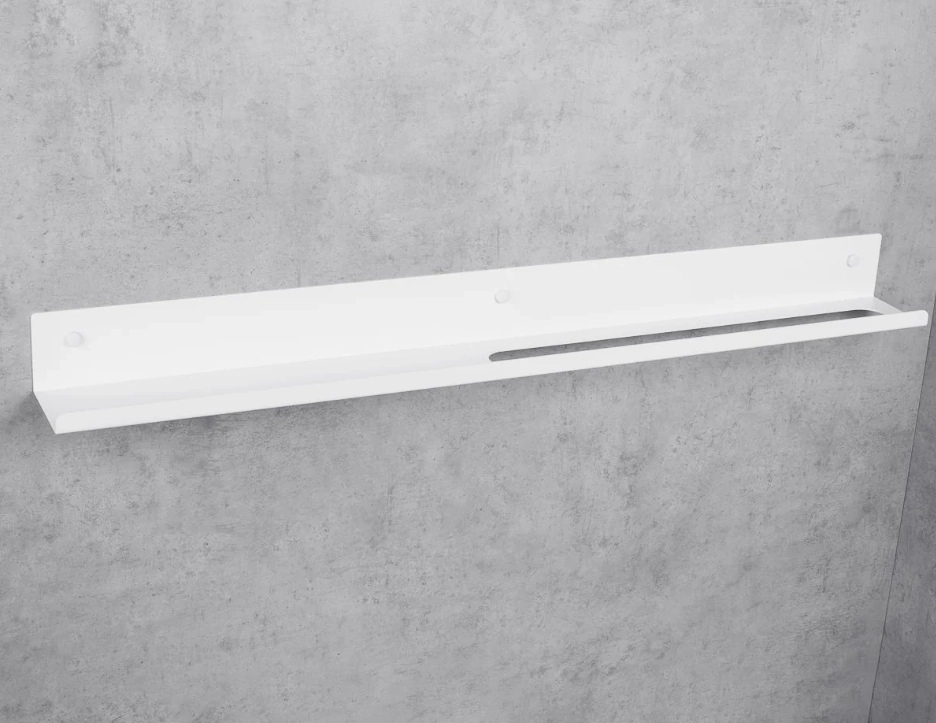 Вешалка для полотенец с полкой Mirage ADH TR/M-0973WL-A белый левый