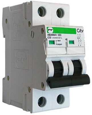 Автоматический выключатель PF CITY 2P 32A 322002C