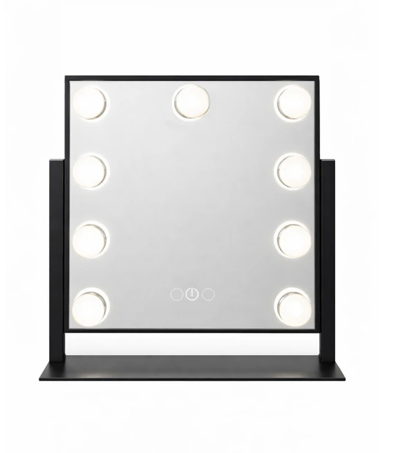 Oglindă de masă LED 25x37cm 9x1W neagră