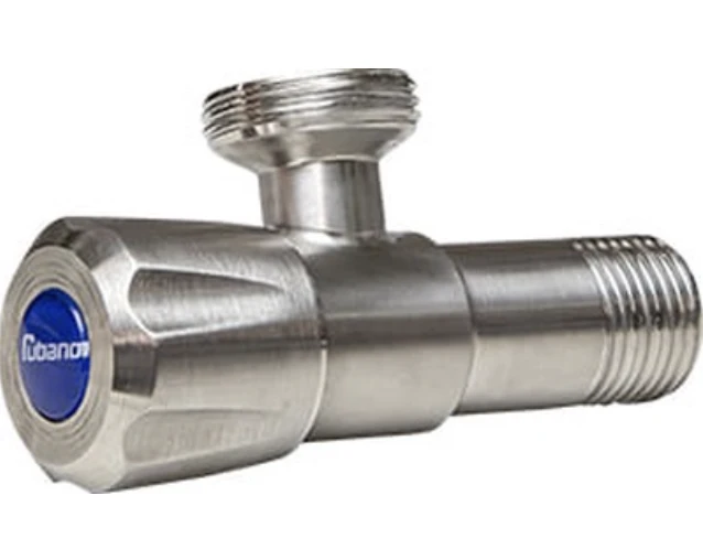 Угловой кран 48808 1/2x1/2' Rubano inox 48808 