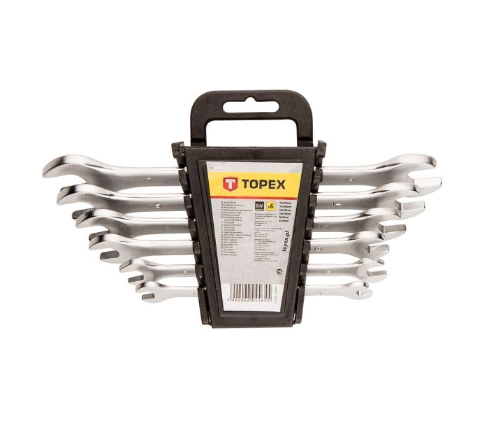 Набор ключей с открытым зевом 6шт 35D655 6-17mm TOPEX