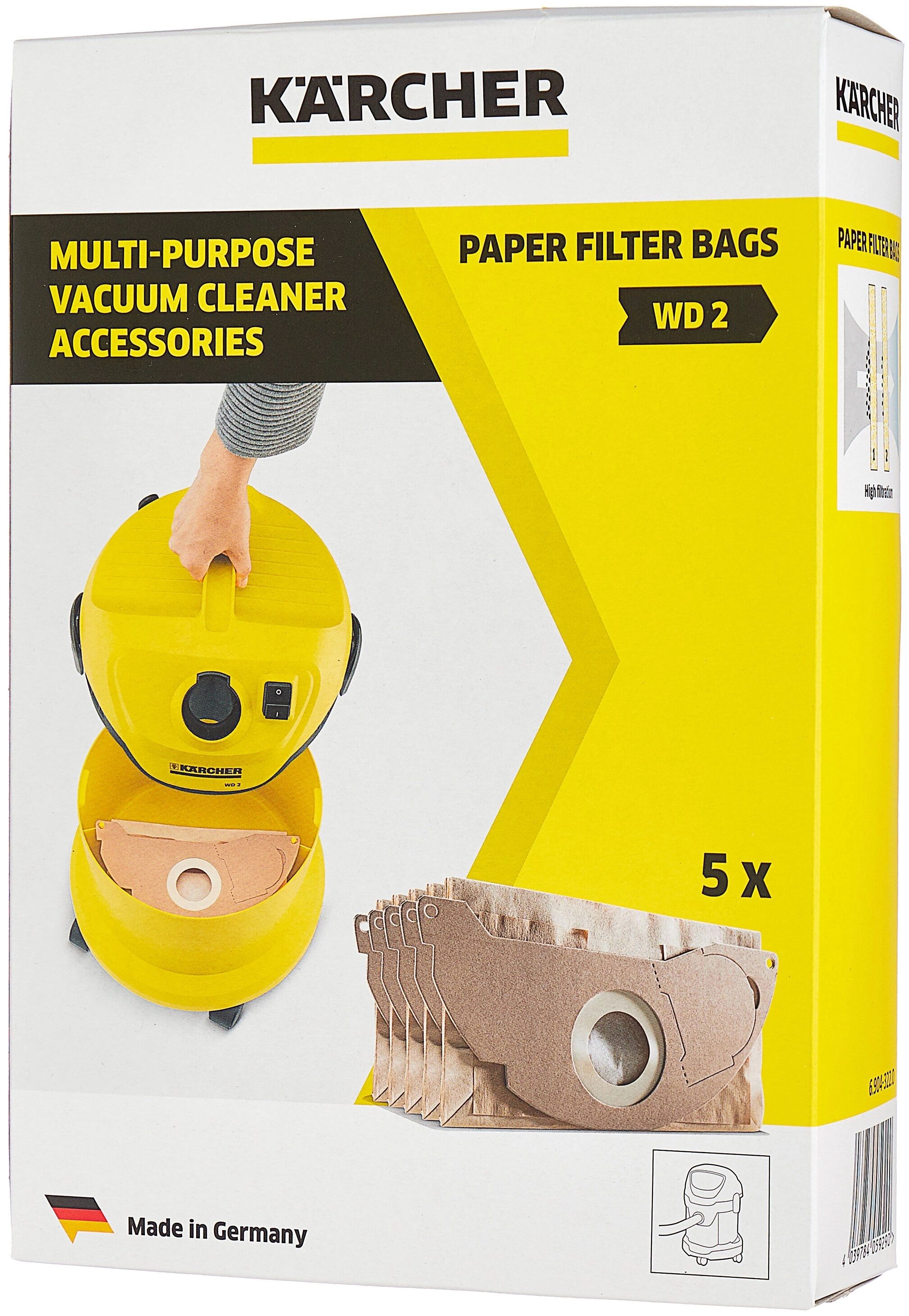 Мешки для пылесосов Karcher 6.904-322.0