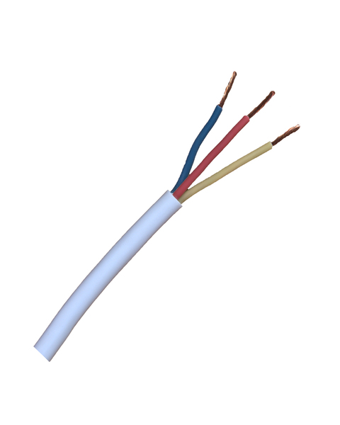 Кабель PEKTAS H05VV F белый PVS 3x4