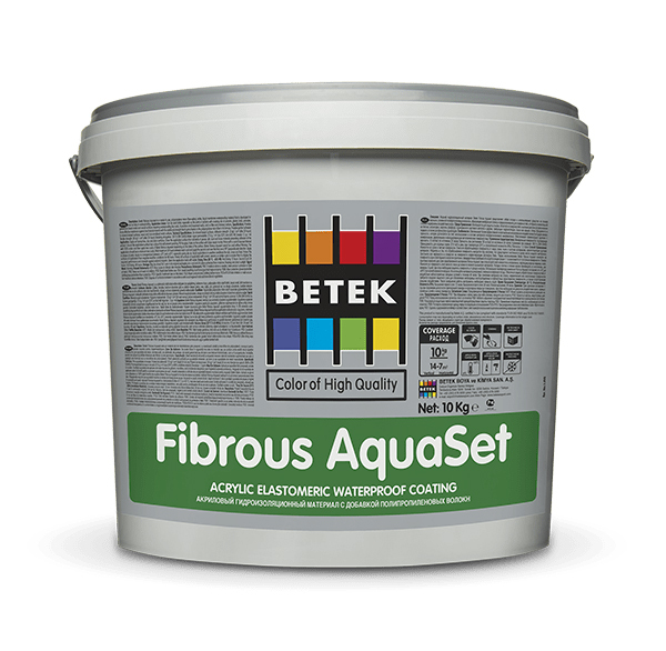 Гидроизоляция Aquaset Betek Fibrous 3кг