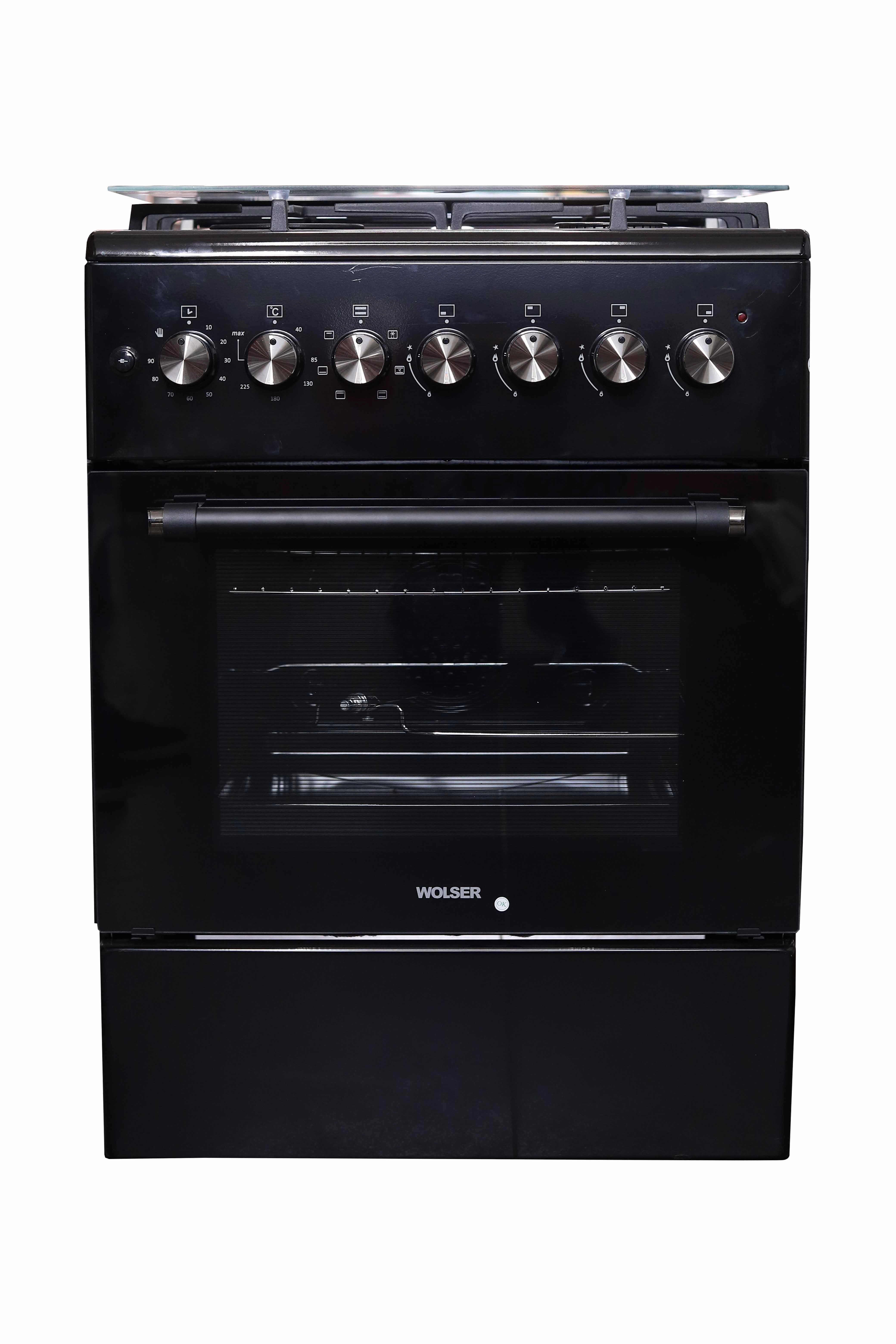 Газовая плита Wolser WL 60602 Black Turbo FFD