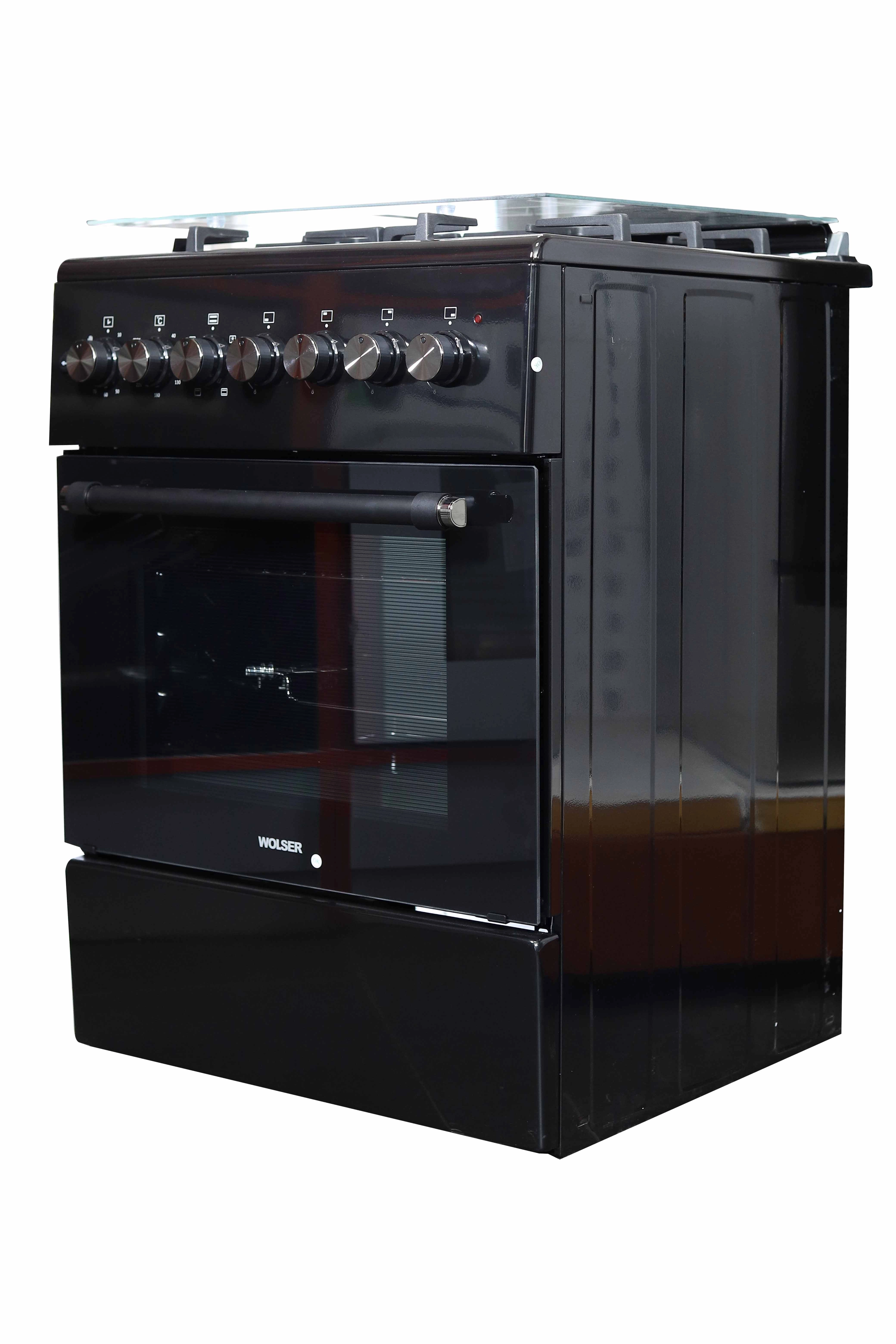 Газовая плита Wolser WL 60602 Black Turbo FFD