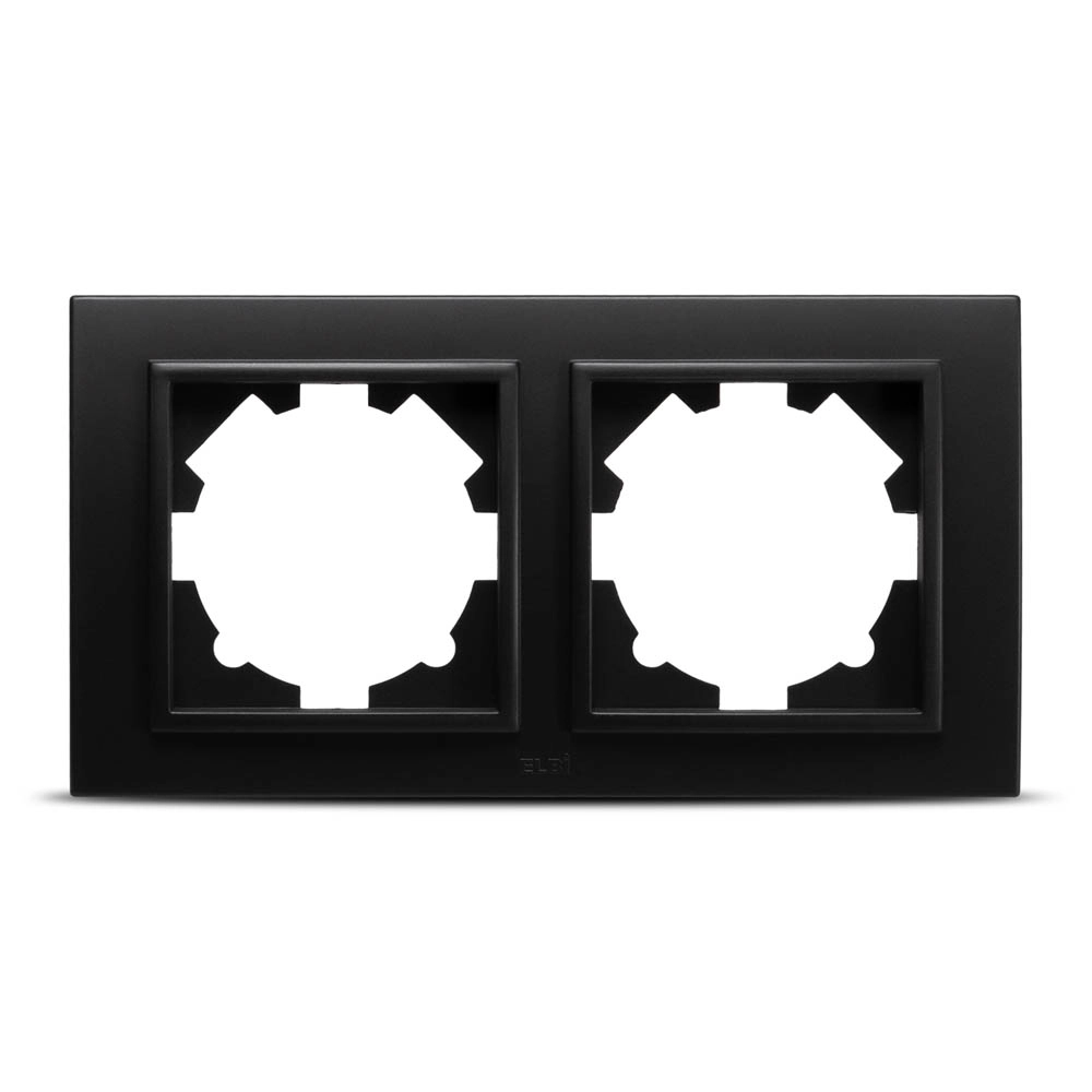 Ramă 2P negru mat EL-BI