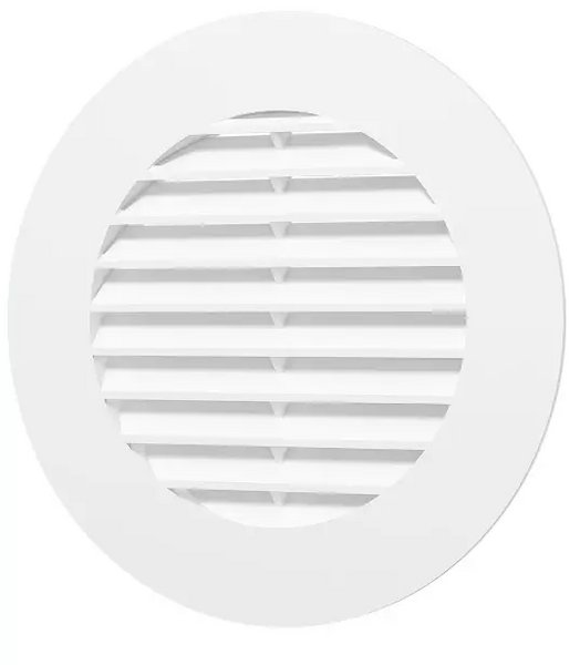 Решётка вентиляционная D100 white 10RKL
