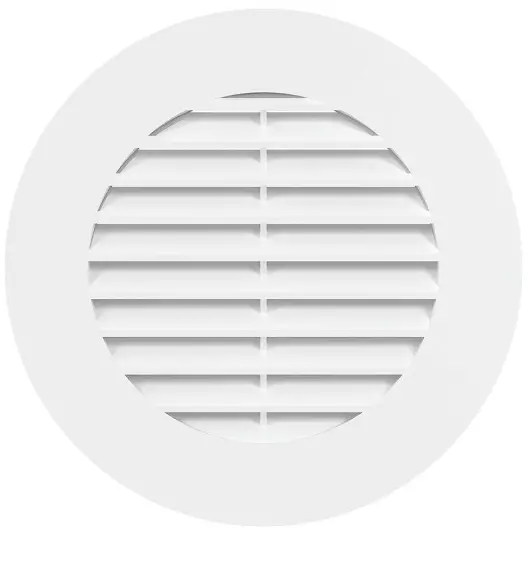 Решётка вентиляционная D100 white 10RKL