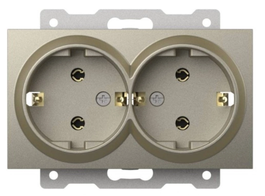 Priză dublă Elbi Zena 609-011400-907