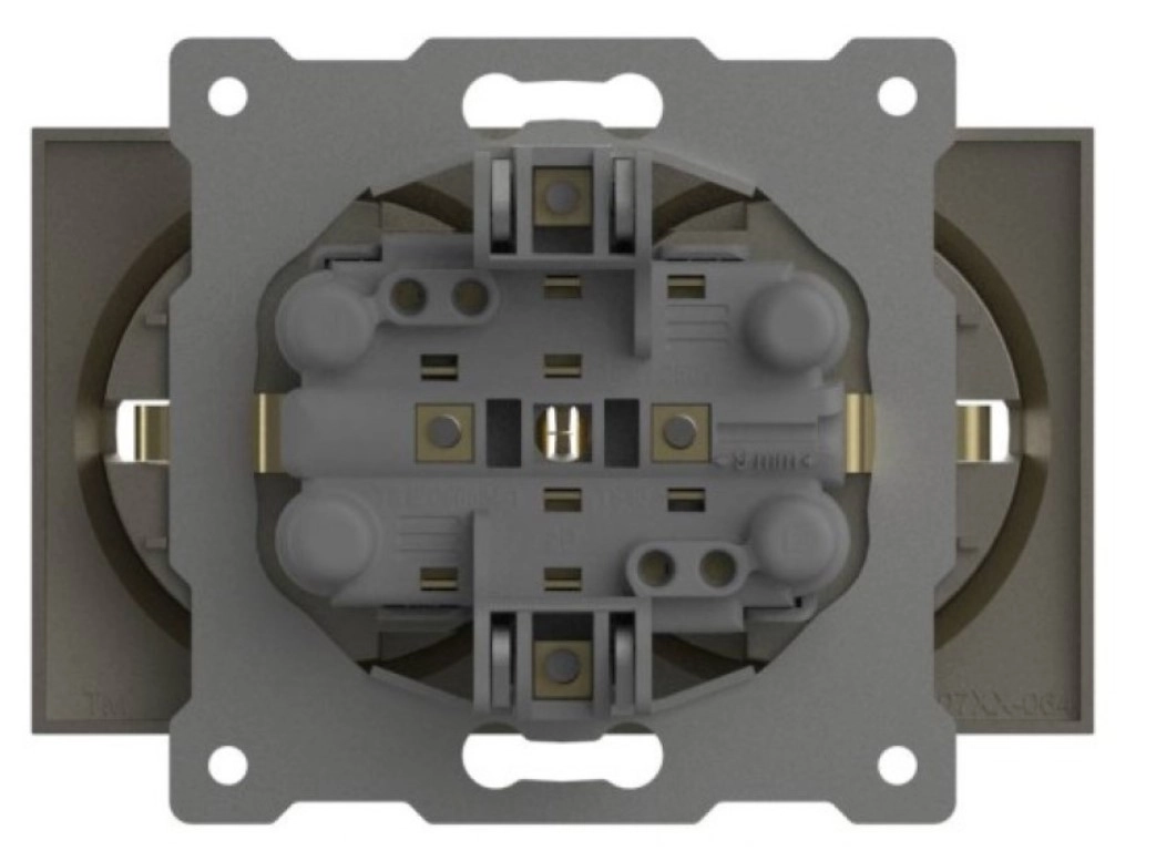 Priză dublă Elbi Zena 609-011400-907