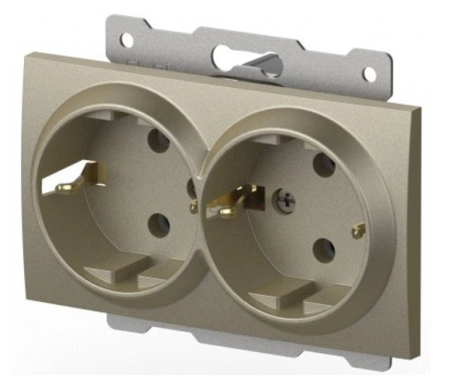 Priză dublă Elbi Zena 609-011400-907