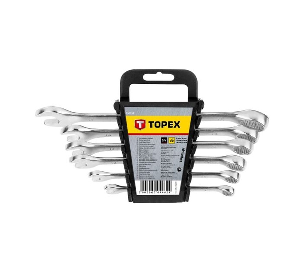 Cheie fixă cu cavitatea închisă set 6 buc. 35D755 8-17mm Topex/851