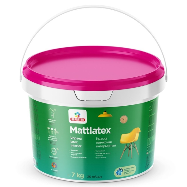 Vopsea Supraten Mattlatex 7kg 