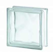 Стеклянный блок Clear 1919/8 Wave Ve 004539 