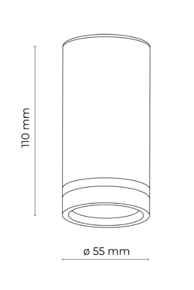 Spot Tk Lighting JET DOWNLIGHT 1 GU 10 6919