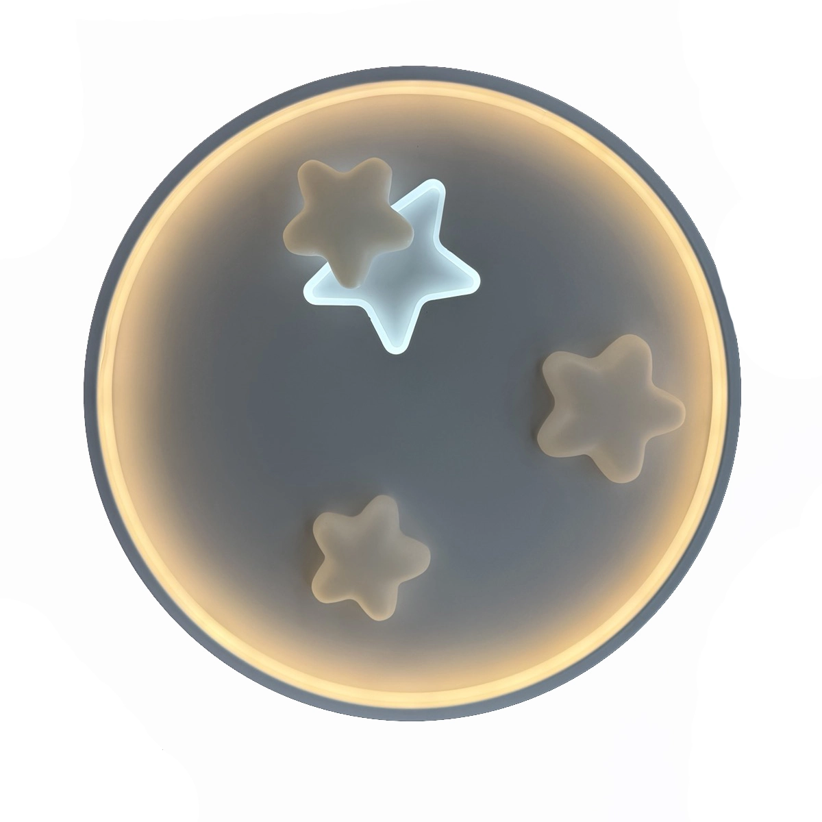 Люстра HJT 66019 WH 72+36W DIM D500xH100  