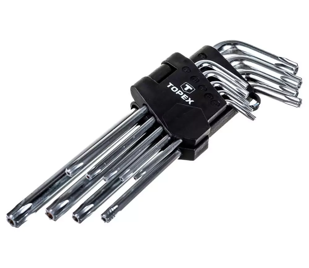 Set chei pentagonale Topex 9buc 35D961 4162