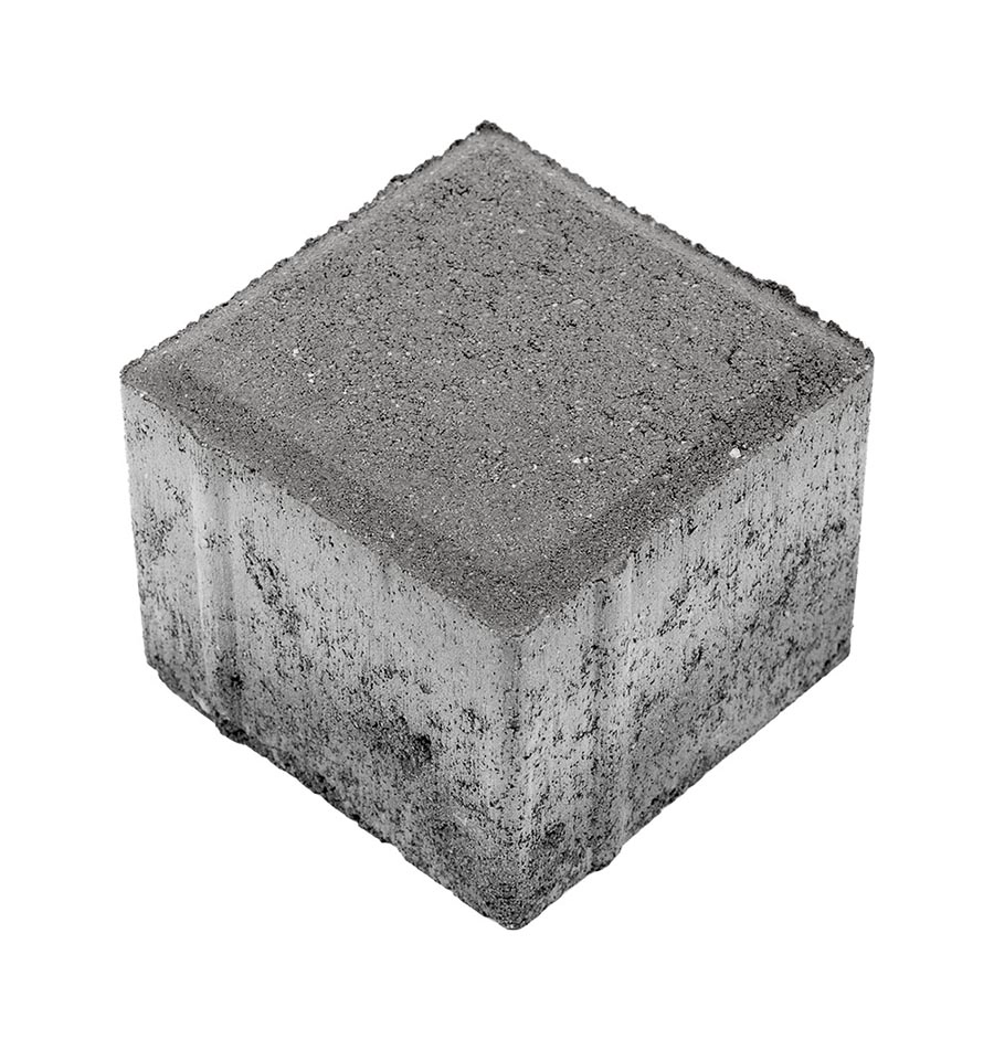 Брусчатка Квадрат 4см серый