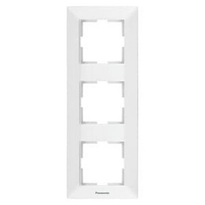 Rama 3 locuri Arkedia Slim verticală alb 908132