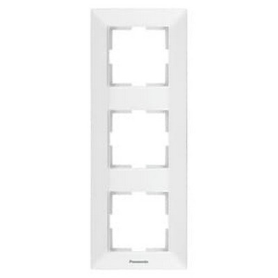 Rama 3 locuri Arkedia Slim verticală alb 908132