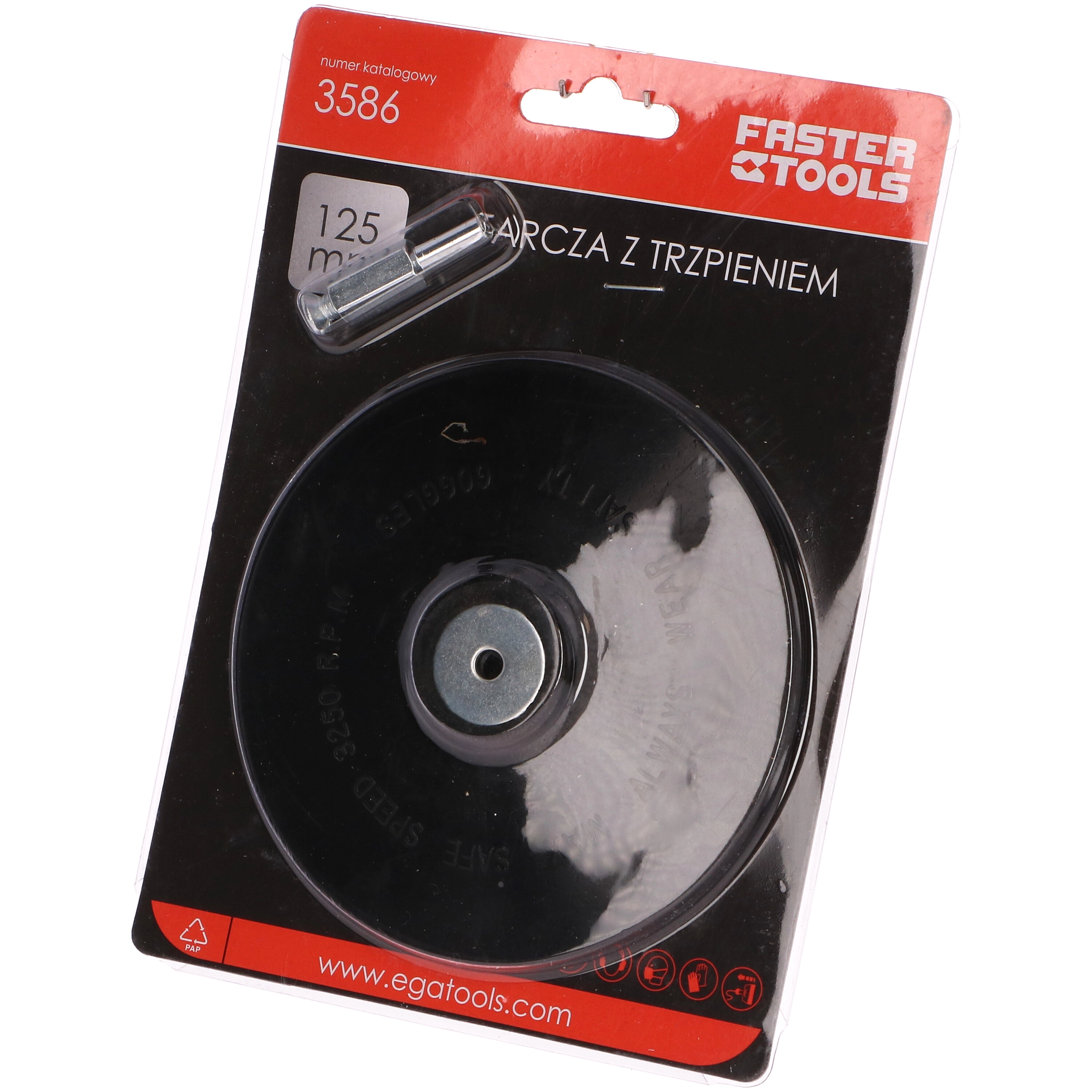 Насадка под абразивные круги Ega 3586 125мм