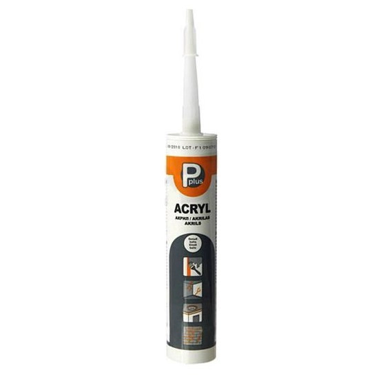 Etanșant Pplus Acryl 260ml alb/100203