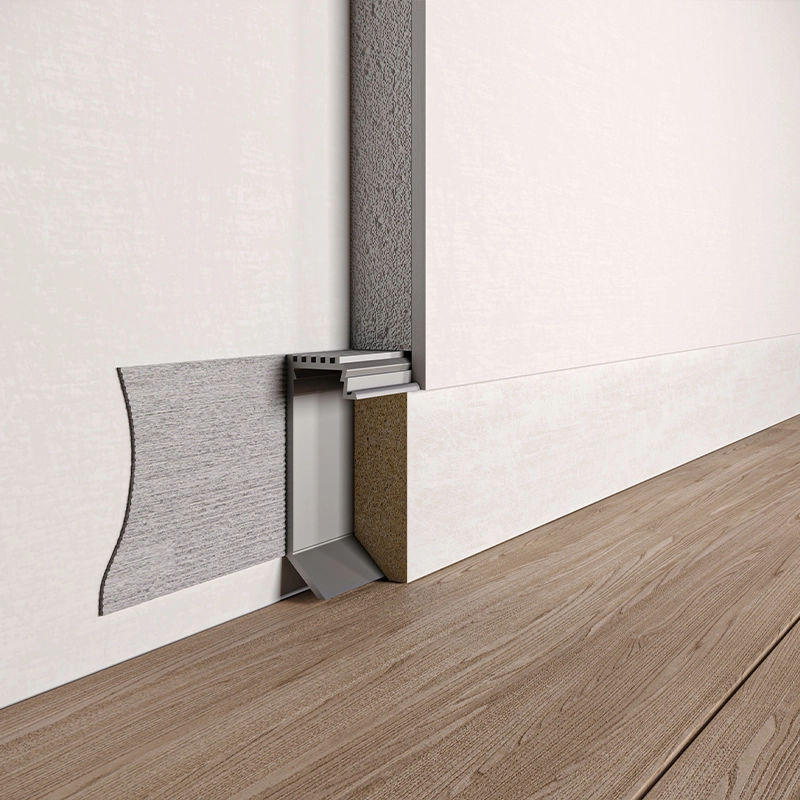 Плинтус скрытого монтажа ASPL35B PP 2600ММ 