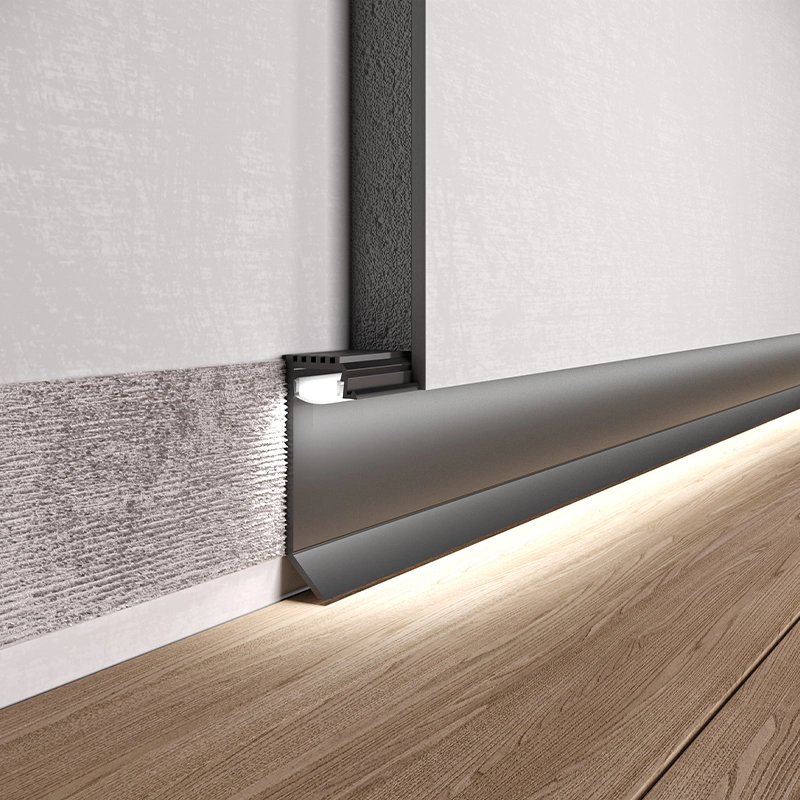 Плинтус скрытого монтажа ASPL35B PP 2600ММ 