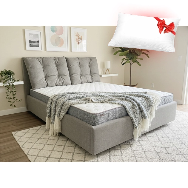 Кровать Adele Confort New stofa London 15 180x200 + подарок подушка