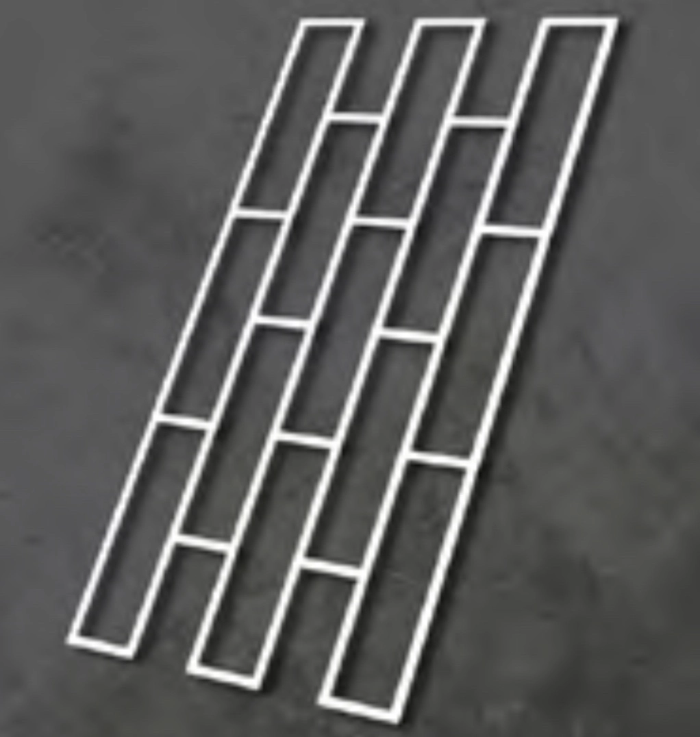 Трафарет Кирпич 2мм 