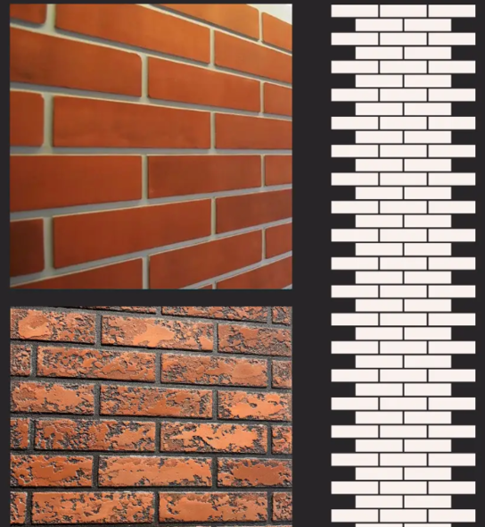 Трафарет Кирпич 2мм 
