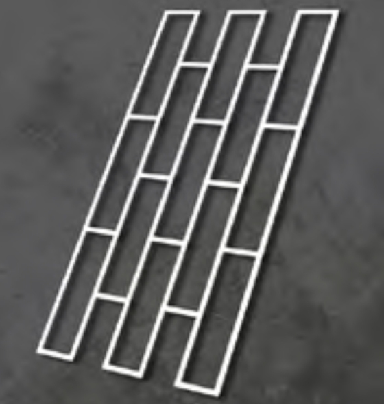 Трафарет Кирпич 2мм 