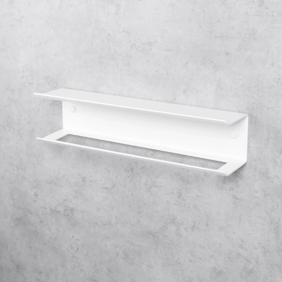 Вешалка для полотенец с полкой Daske Pody ADH TR/PY-1024W-A белый