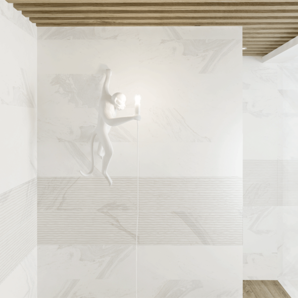 Faianță Nuvola 30*90 white