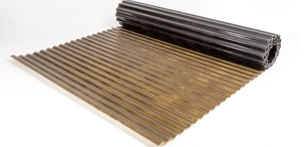 Rulou ondulat bronz 1.5x30