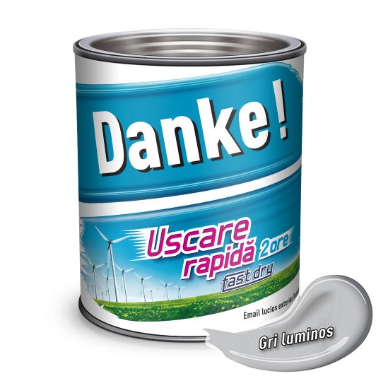 Email Danke 0.75l gri luminos