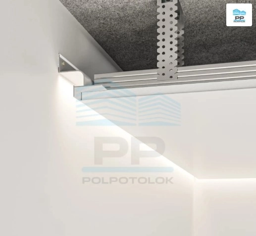 Профиль теневого шва AST201B PP 2500мм