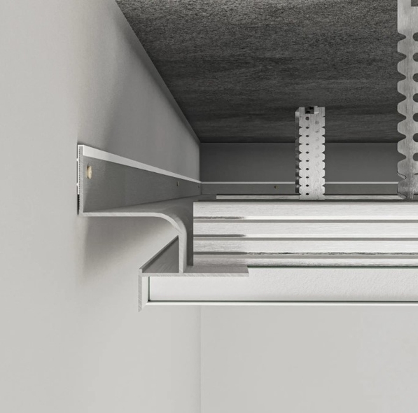 Profil aluminiu AST201B PP 2500mm 