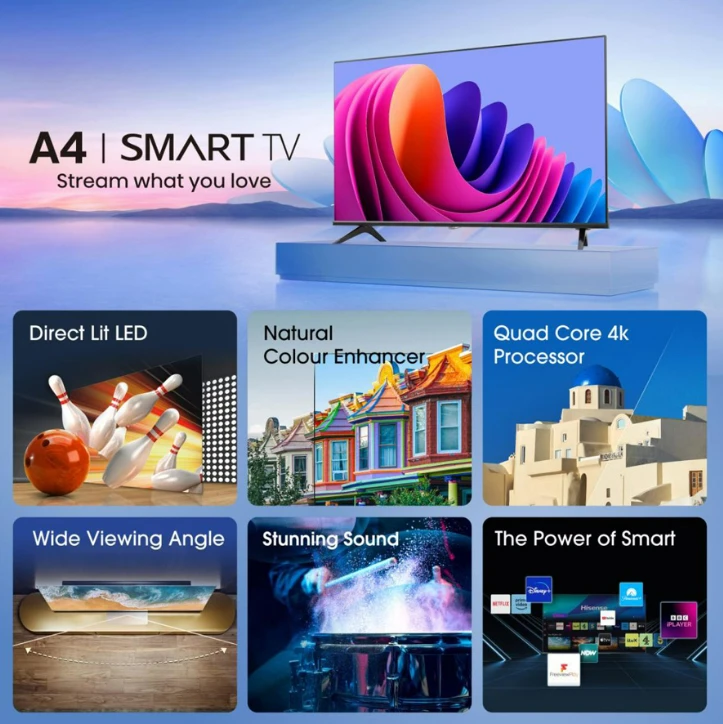 Телевизор Hisense LED Smart 40A4N  40