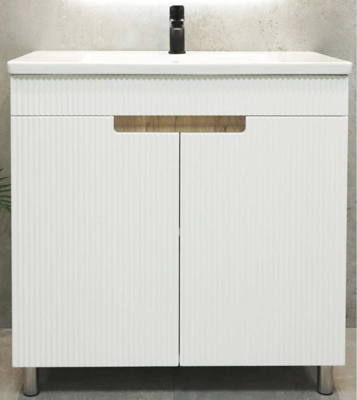 Dulap pentru lavoar Bayro Positano Duo 123970 + lavoar Nomi Argo 700 120992 