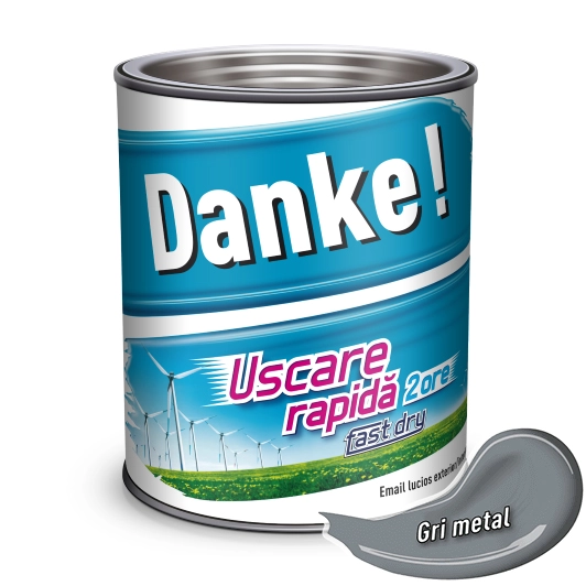 Email Danke 0.75l gri metal