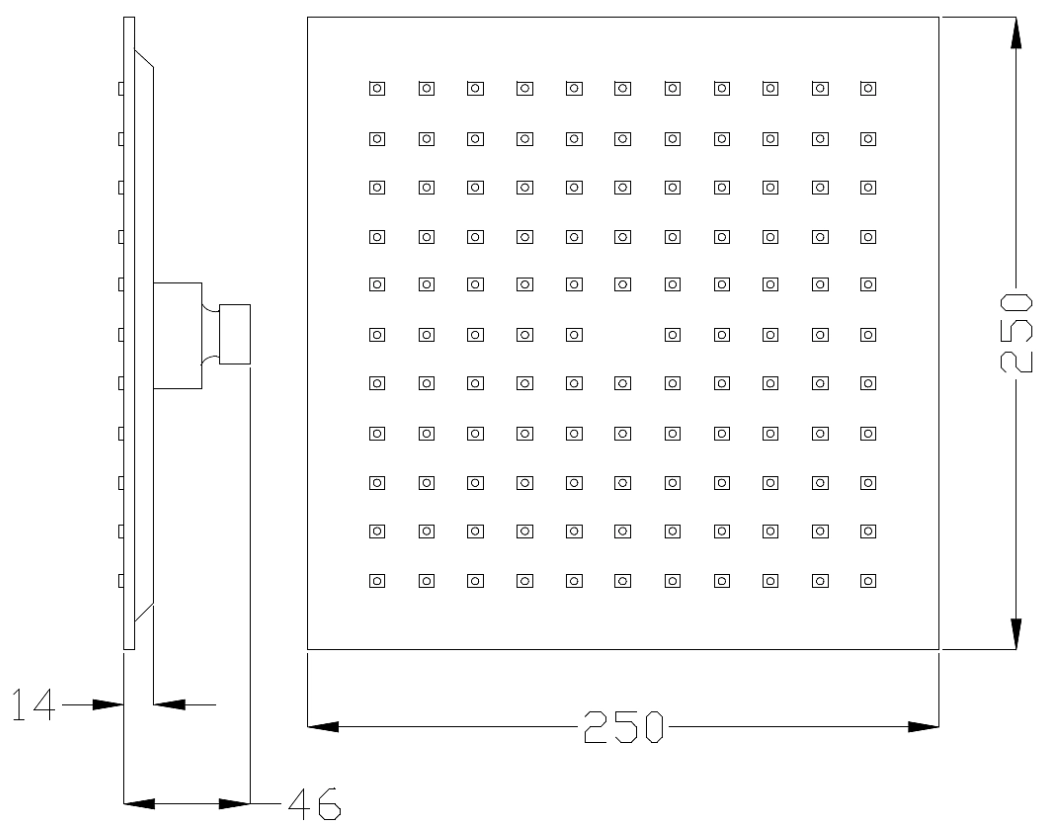 Sistemă de duș Siros BS-90-010A 