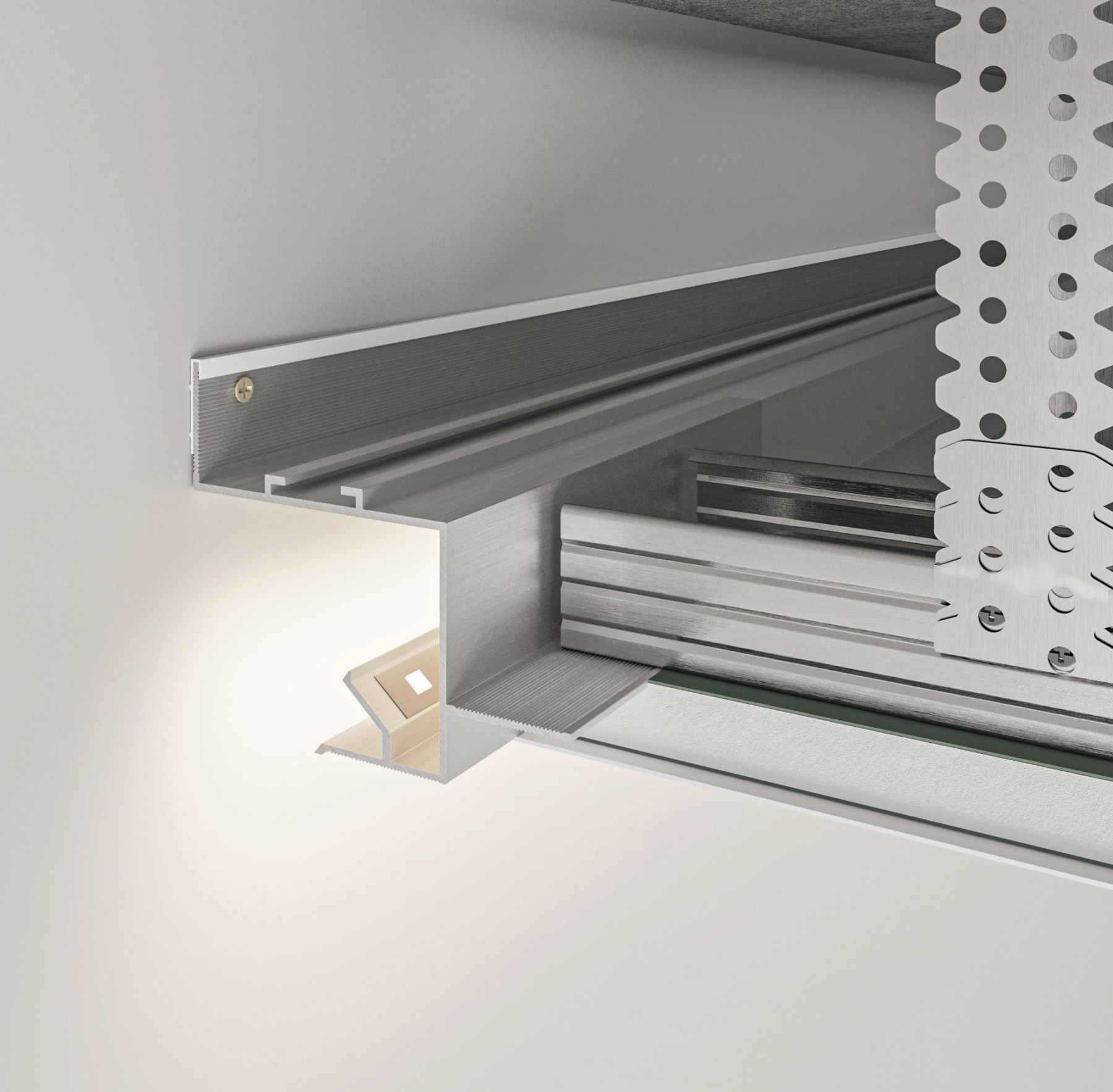 Профиль теневого шва AST30B PP 2500мм 
